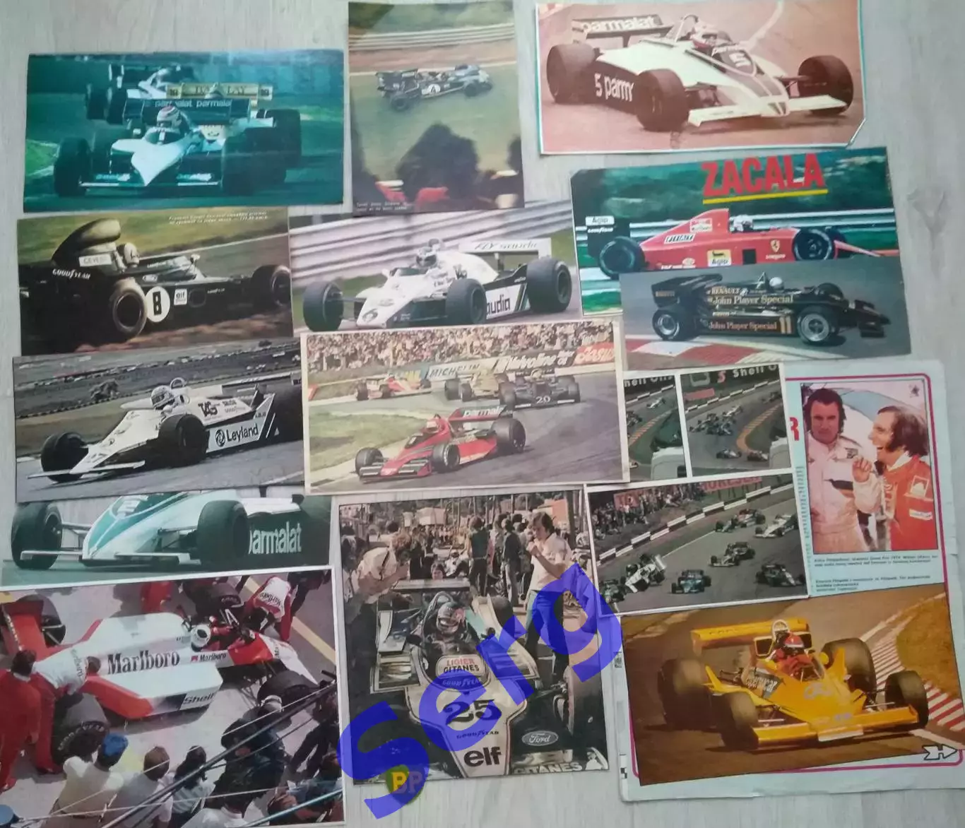 Вырезки из журналов. Формула-1