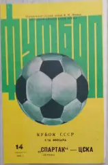 Спартак Москва - ЦСКА Москва - 14 августа 1985 год