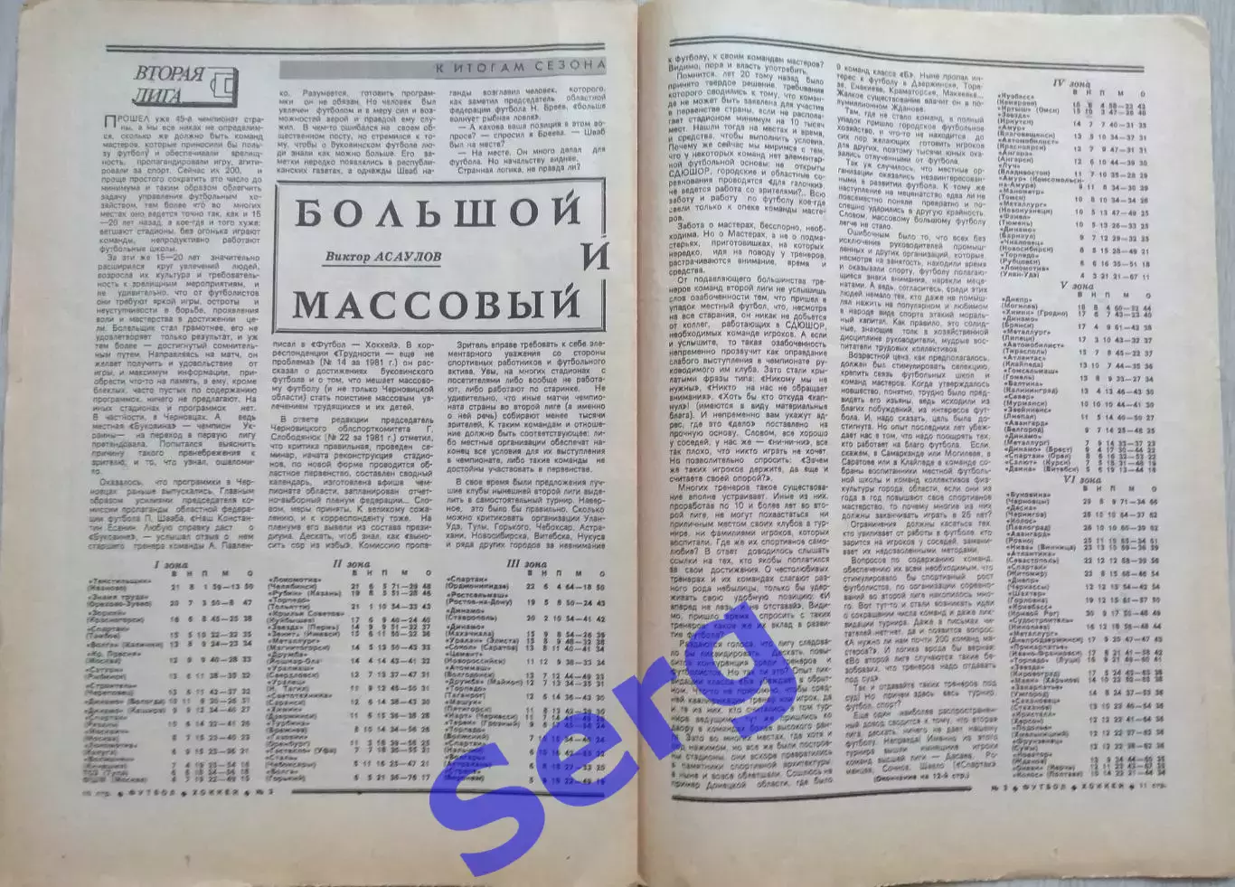 Еженедельник Футбол-Хоккей №03 16 января 1983 год 4