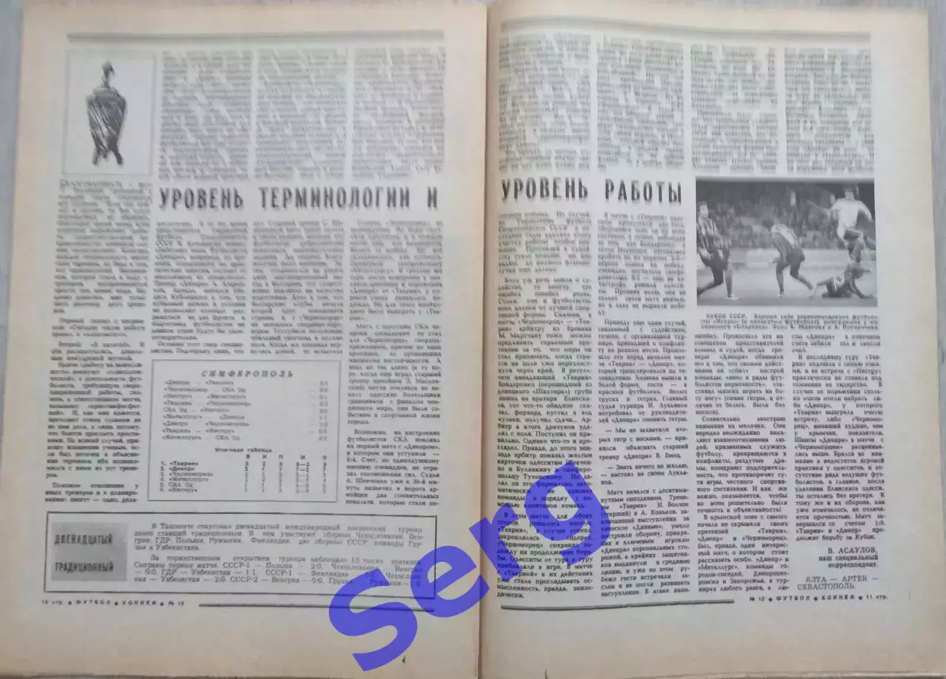 Еженедельник Футбол-Хоккей №10 07 марта 1982 год 4