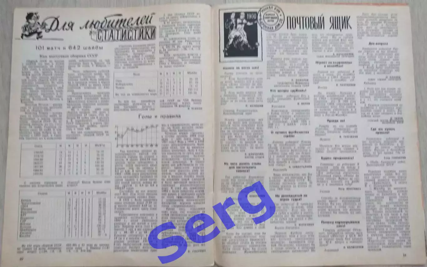 Журнал Спортивные игры №3 1960 год 7