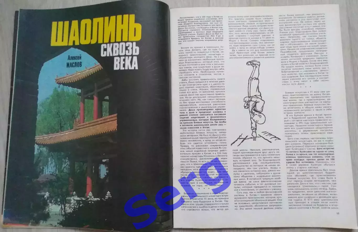 Журнал Спортивная жизнь России №8 1991 год 2