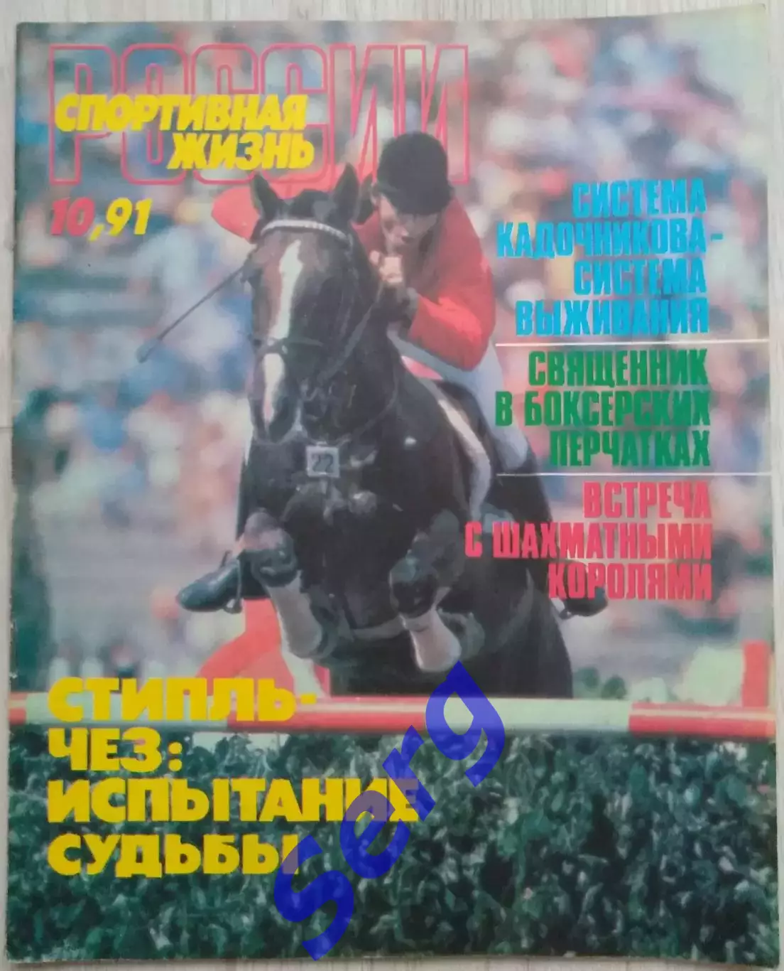 Журнал Спортивная жизнь России №10 1991 год