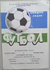 Волга Калинин - Спартак Кострома - 06 сентября 1986 год
