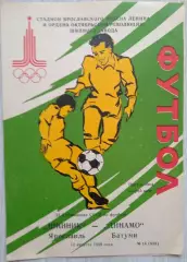 Шинник Ярославль - Динамо Батуми - 12 августа 1988 год
