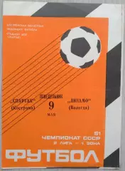 Спартак Кострома - Динамо Вологда - 09 мая 1988 год