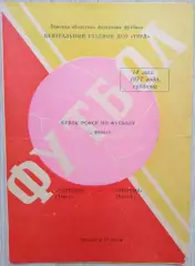 Торпедо Томск - Энергия Братск - 14 мая 1977 год