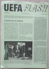 Бюллетень UEFA FLASH №32 декабрь 1993 год