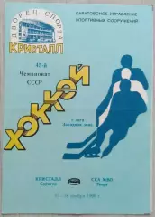 Кристалл Саратов - СКА МВО Тверь - 17-18 ноября 1990 год
