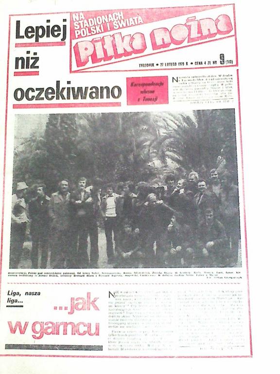 Еженедельник Pilka Nozna №9 1979 год