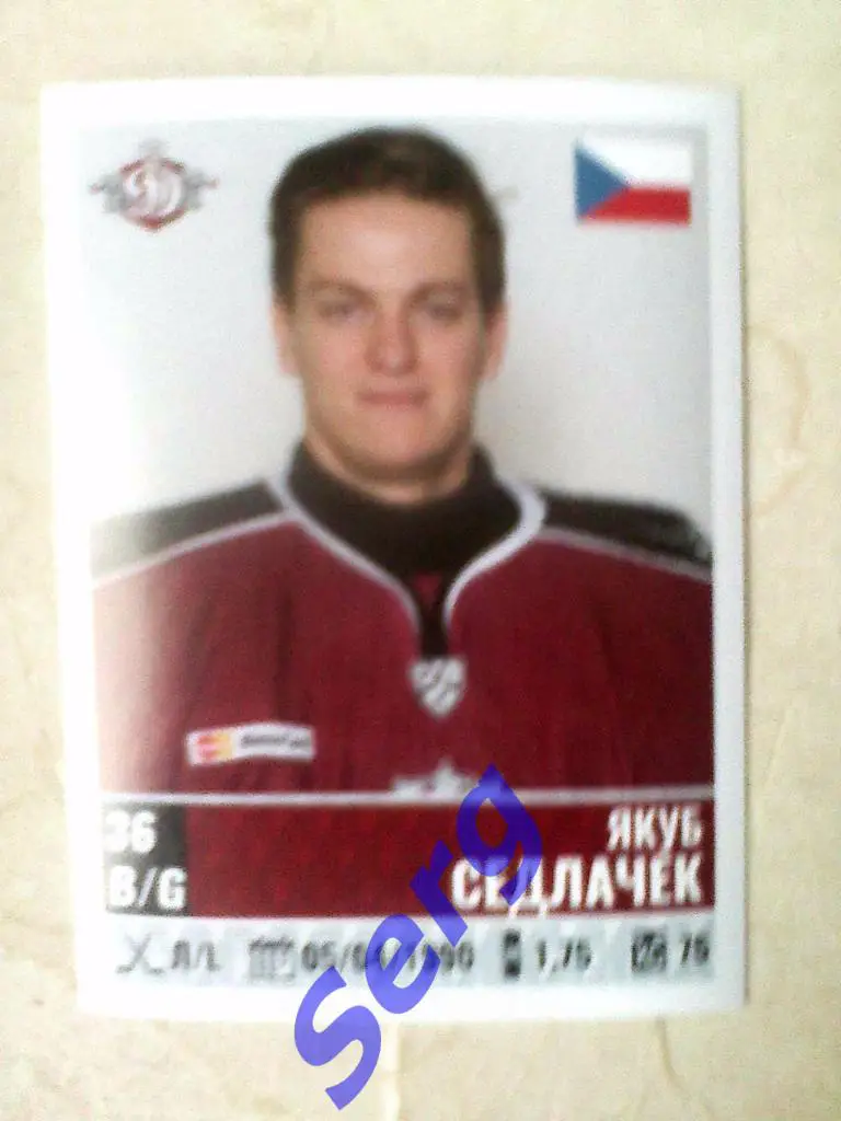 Якуб Седлачек (Динамо Рига) №45 КХЛ 2016-2017