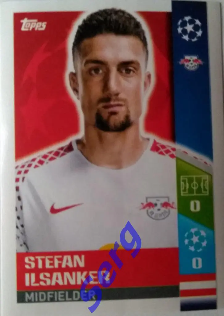Штефан Ильзанкер (РБ Лейпциг, Германия) № 89 CHAMPIONS LEAGUE SEASON 2017/18