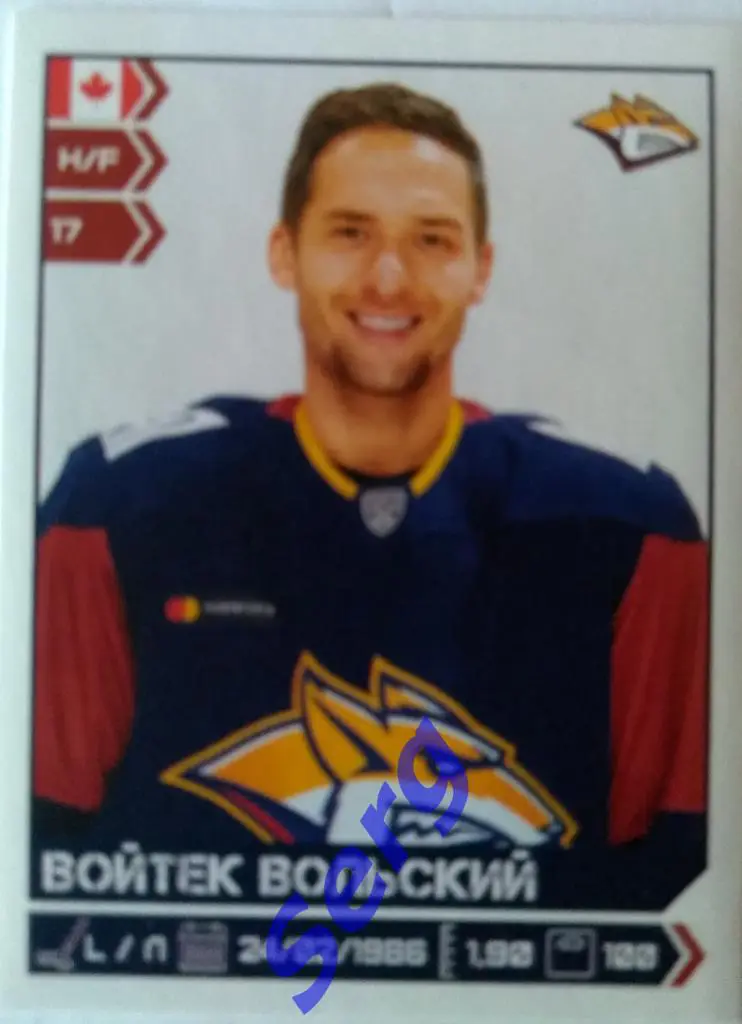 Войтек Вольский Металлург Магнитогорск №285 КХЛ 2018-19