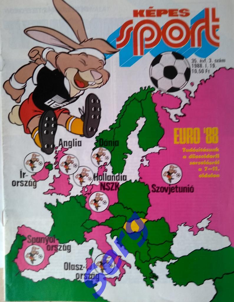 Журнал Кепеш cпорт (Kepes sport) Венгрия №3 19.01.1988 год