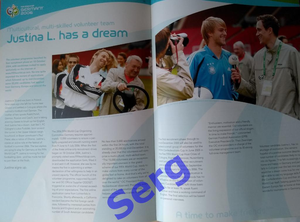 Буклет Новости №9 (News №9) о подготовке к ЧМ-2006 по футболу в Германии 3