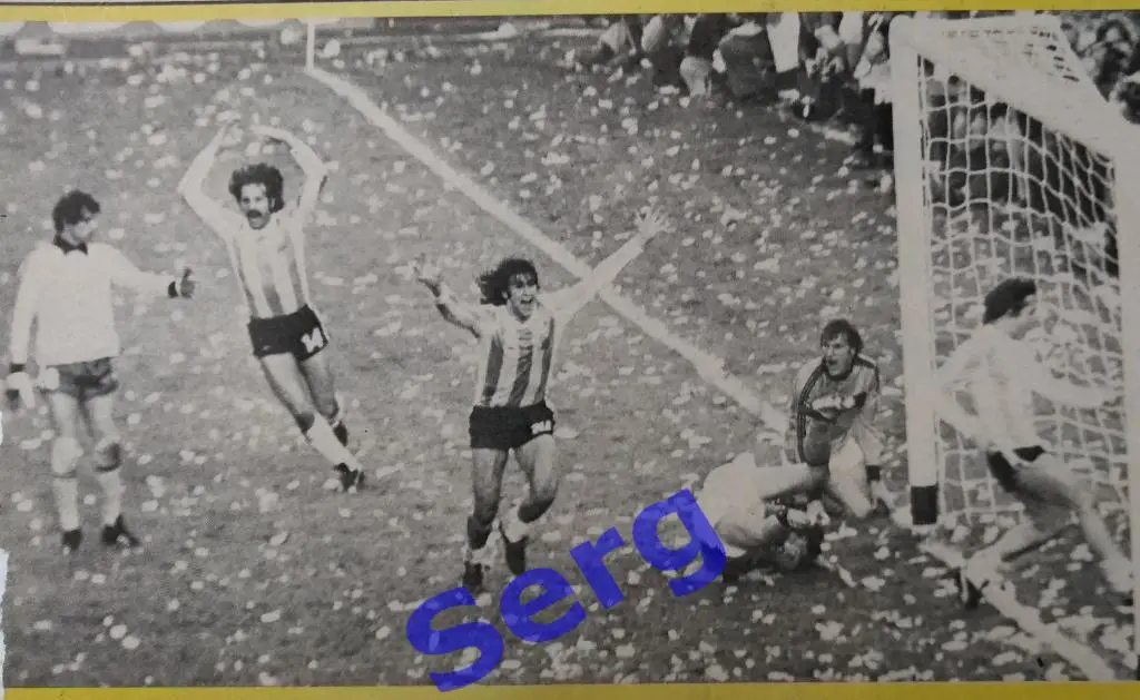 Фото Голландия - Аргентина финал ЧМ-1978 из журнала Стадион (Stadion)