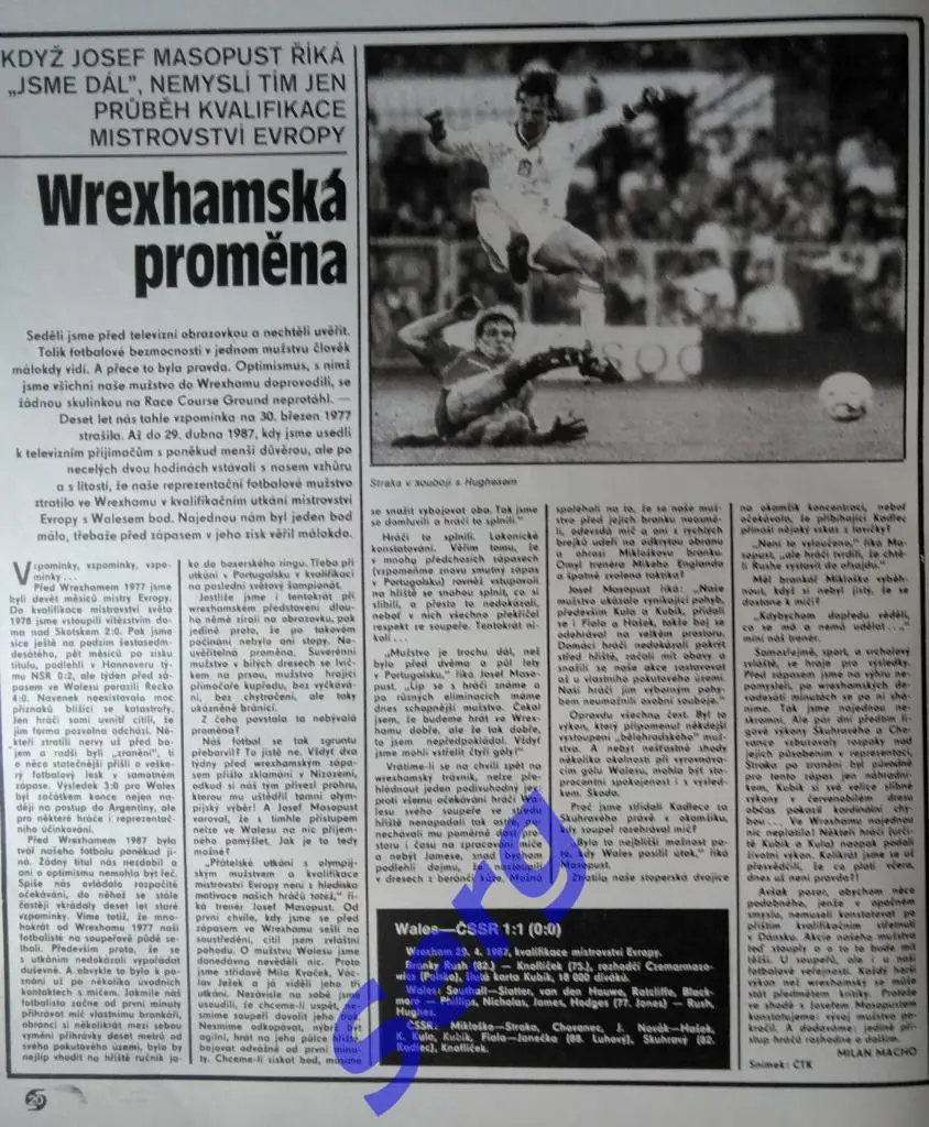 Журнал Стадион (Stadion) №20 1987 год 4