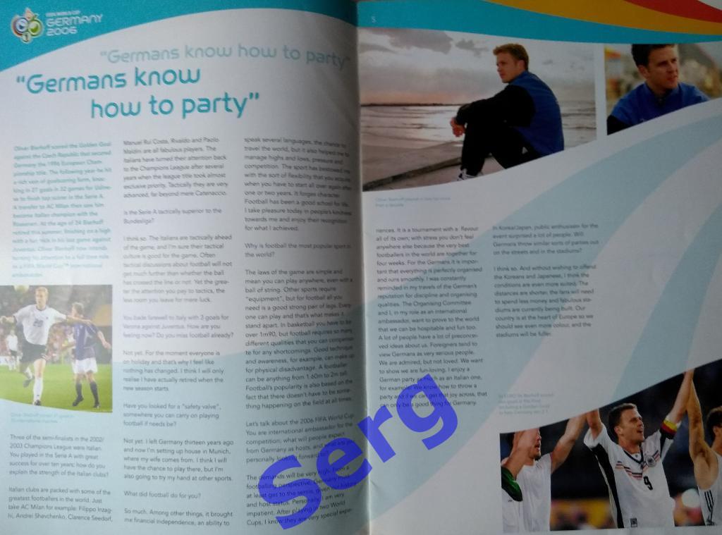 Буклет Новости №3 (News №3) о подготовке к ЧМ-2006 по футболу в Германии 1