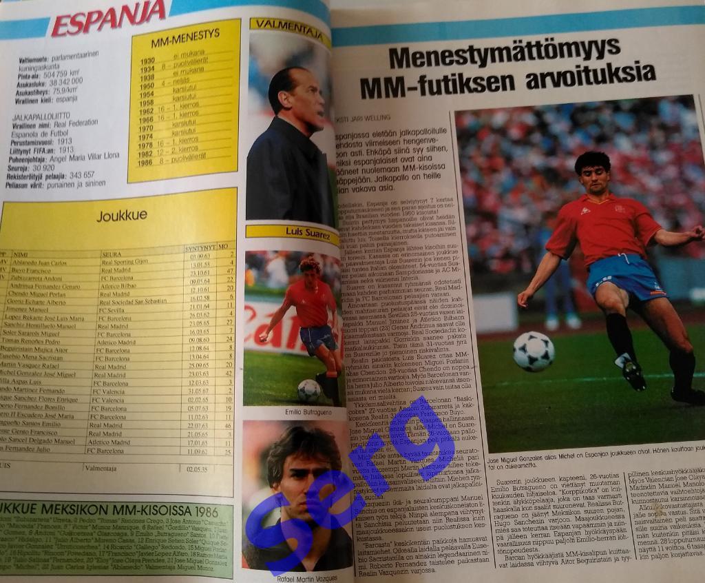 Журнал Kaikki futiksen MM-kisoista (Все о ЧМ-90 по футболу) Финляндия 3