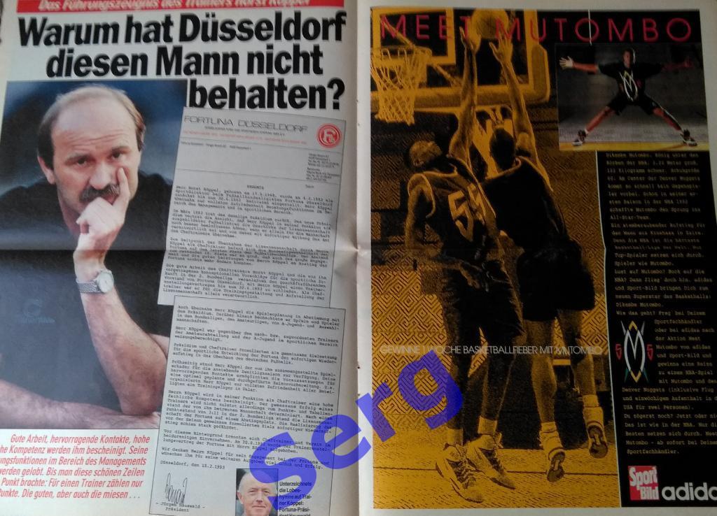 Фото из журнала Sport Bild (Германия) 1993 год 2