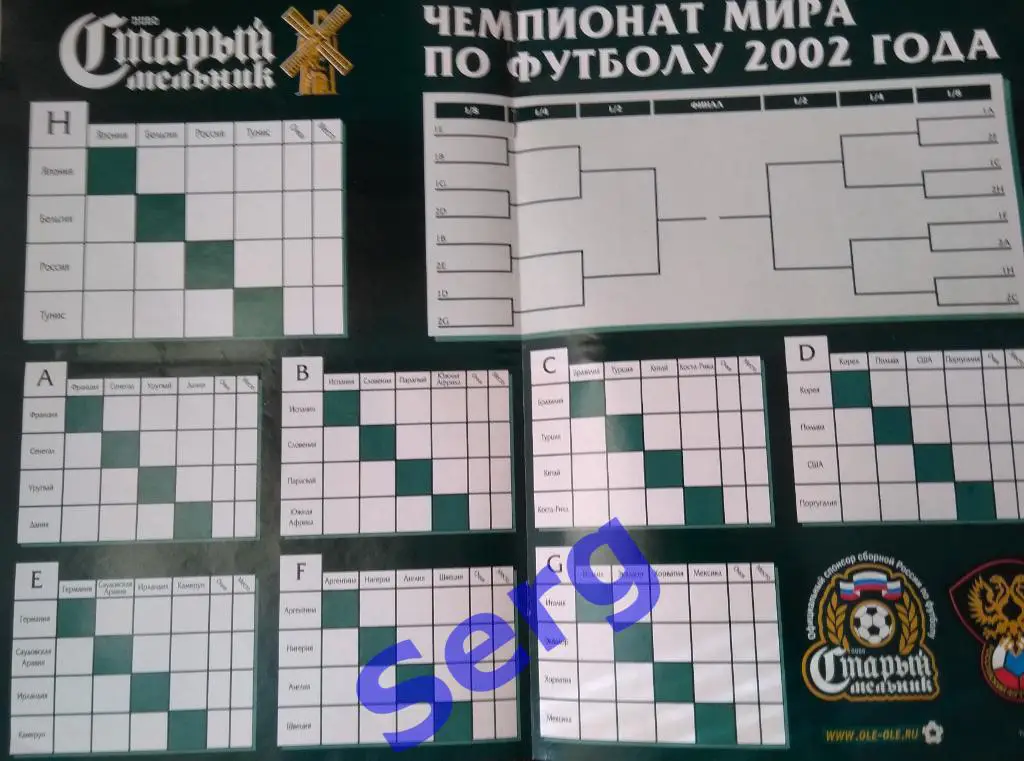 Журнал Спорт-Экспресс Футбол 2002 год. Все о сборной России. ЧМ-2002. 1