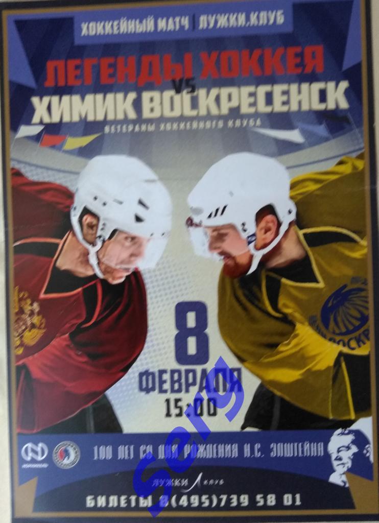 Легенды хоккея - Химик (ветераны) Воскресенск - 08 февраля 2019 год