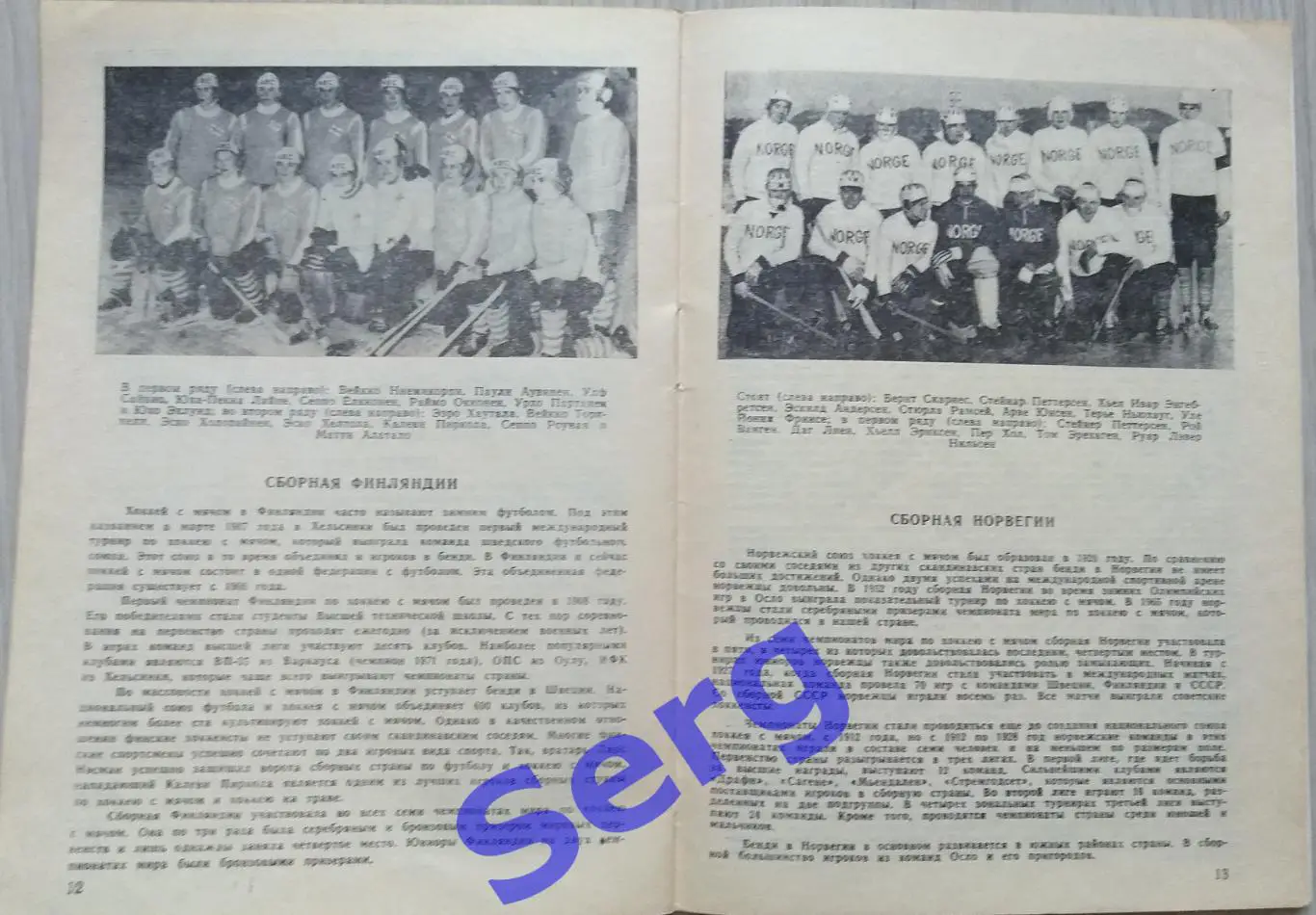 Турнир по хоккею с мячом на приз газеты Советская Россия 1972 год. Ульяновск 4