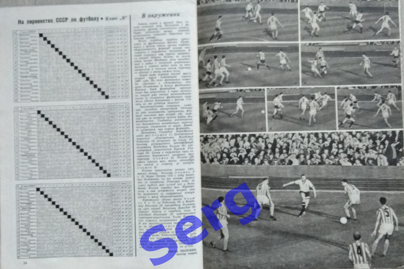 Журнал Спортивные игры №1 1968 год 5