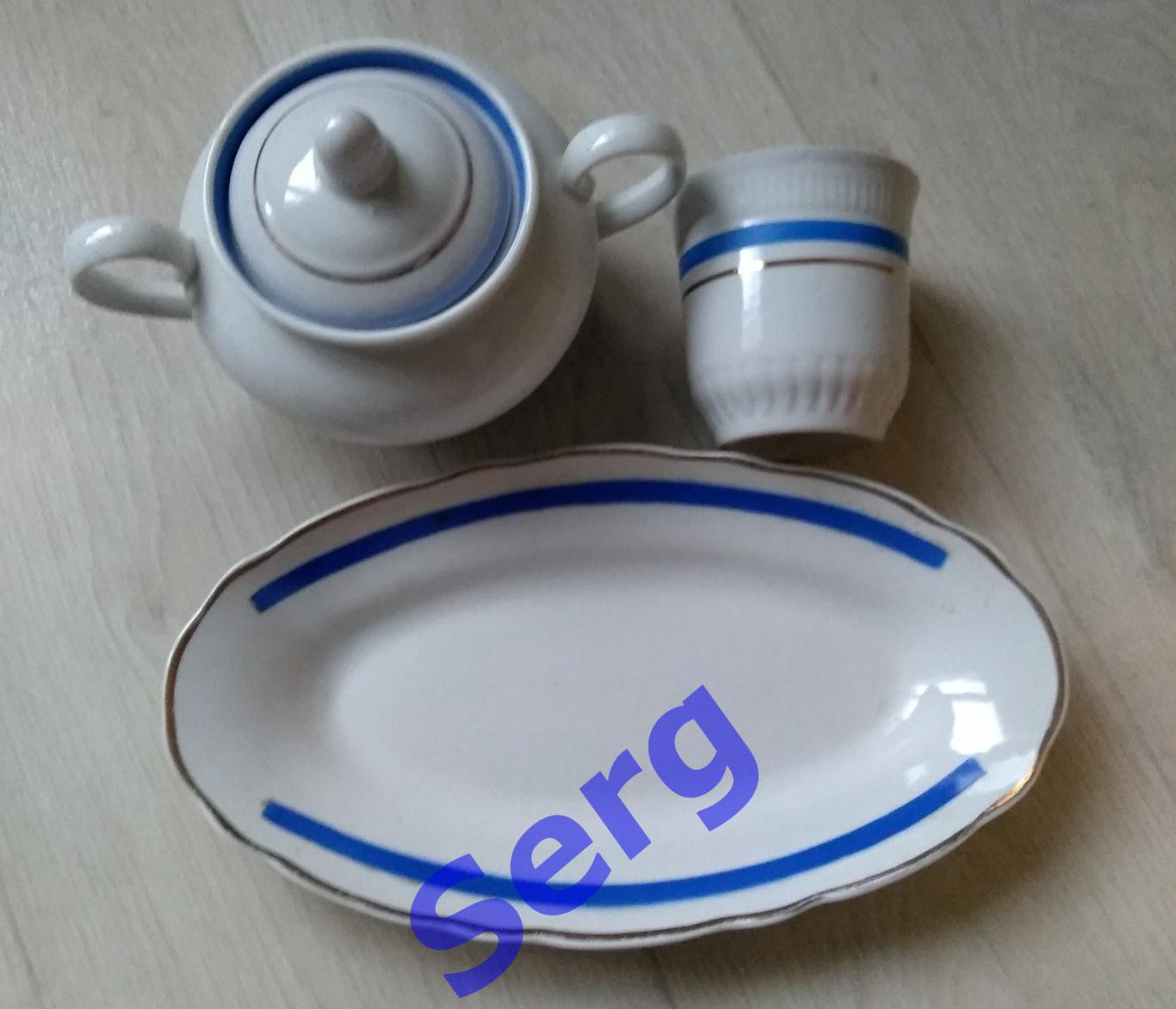 Набор кухонной посуды из фарфора производства СССР