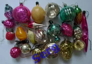 Елочные игрушки СССР