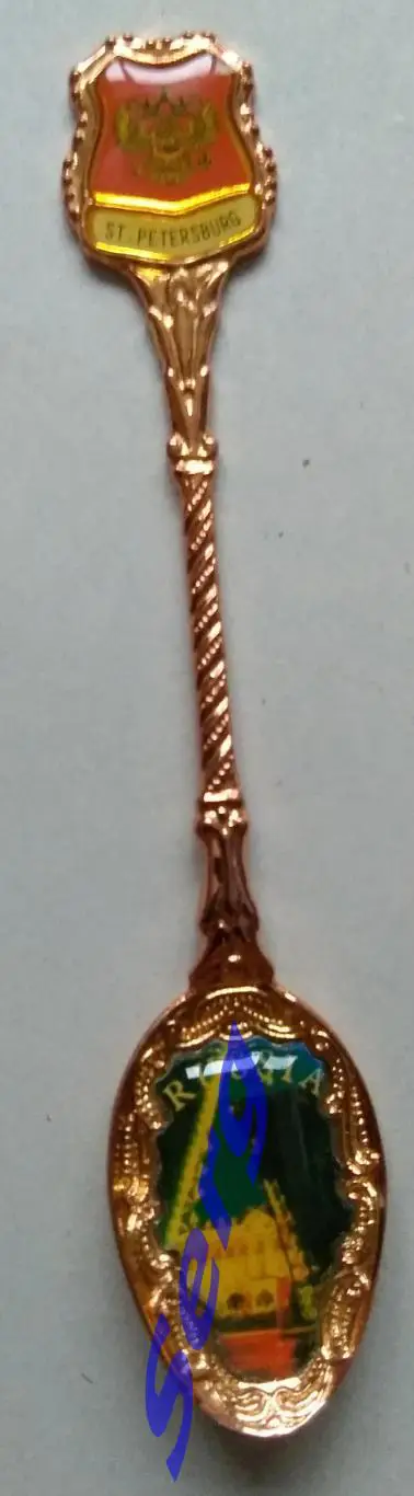 Ложка десертная, сувенирная Санкт-Петербург