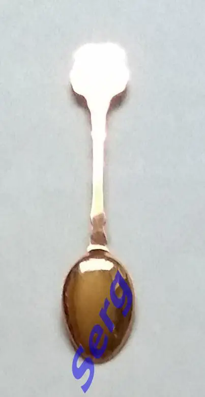 Ложка десертная, сувенирная Санкт-Петербург 1