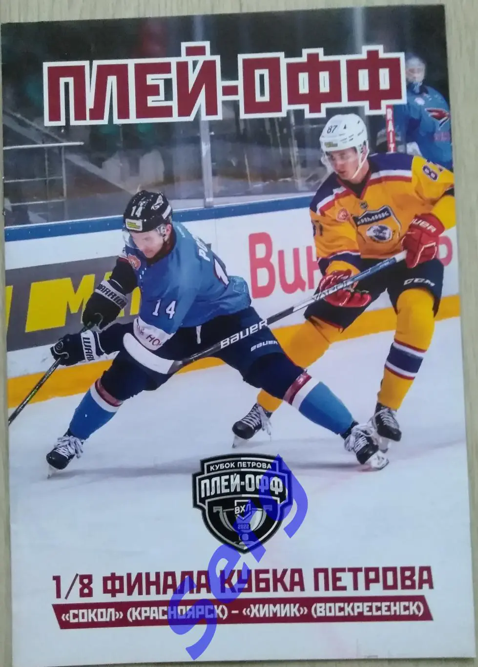 Сокол Красноярск - Химик Воскресенск - 26 февраля 2022 год