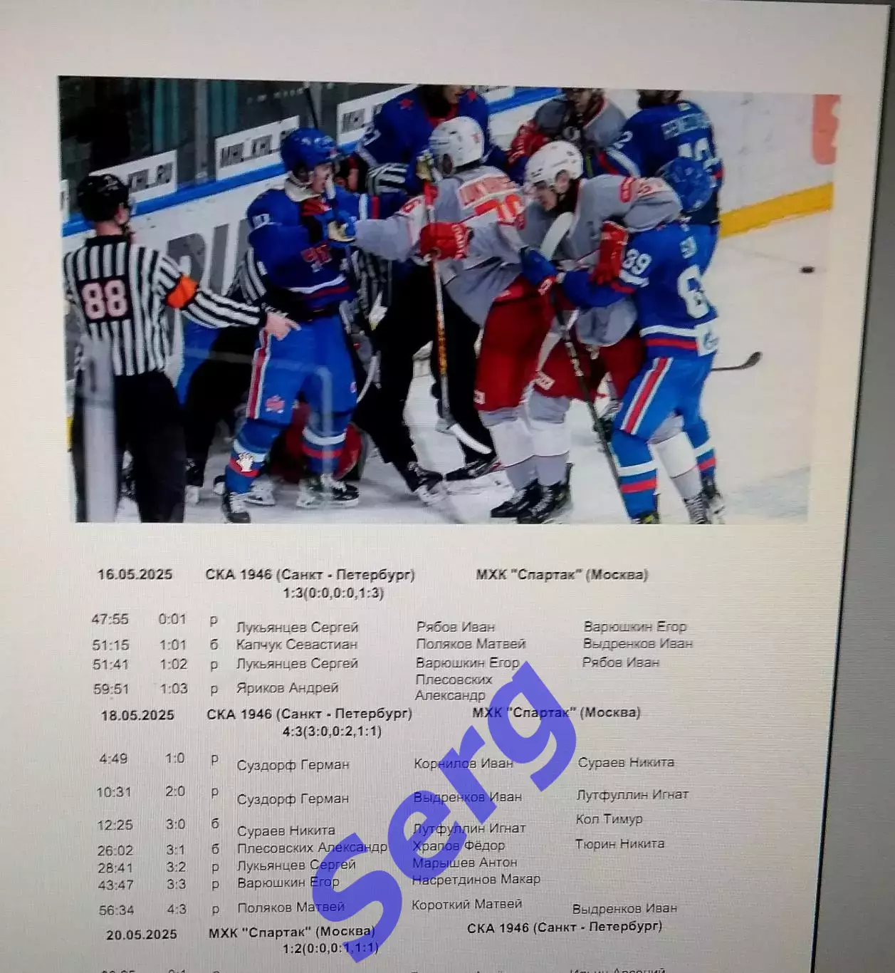 МХК Спартак Москва. Сезон 2024-25 г.г. Чемпионы спустя 11 лет. 5
