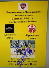 Дизелист Пенза - Прогресс Глазов - 13-14 ноября 2025 год. НМХЛ