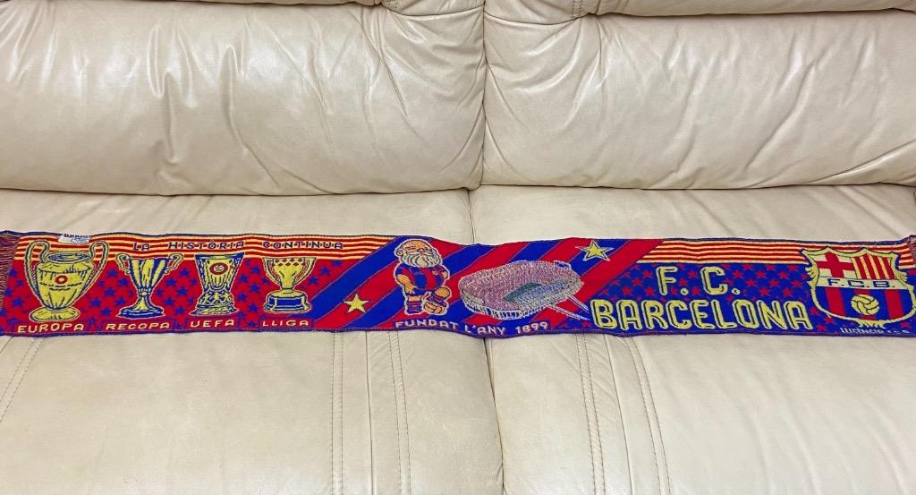 Футбольный шарф ФК Барселона
