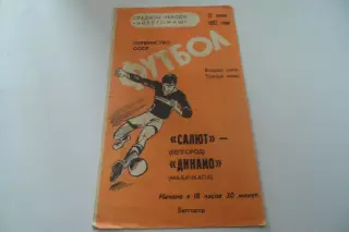 Программа- Салют -Динамо