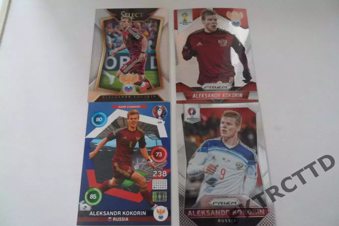 ФУТБОЛ-карточка- КОКОРИН-4 разные цена за все