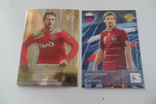 ФУТБОЛ-карточка-СЫЧЕВ Дмитрий -цена за 2