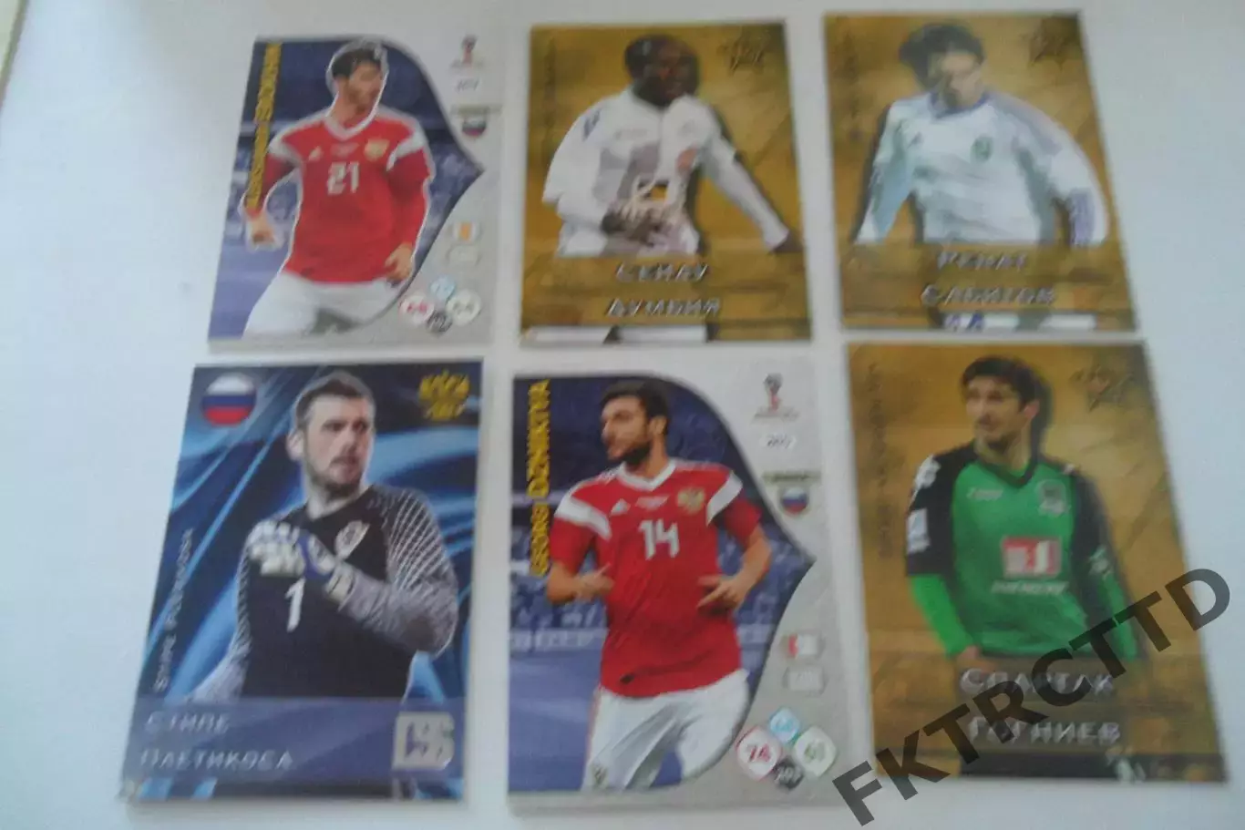 ФУТБОЛ-карточка-ФУТБОЛ разное за все 6 шт