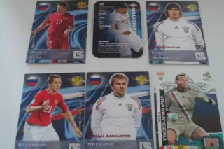 ФУТБОЛ-карточка-ФУТБОЛ разное за все 6 шт