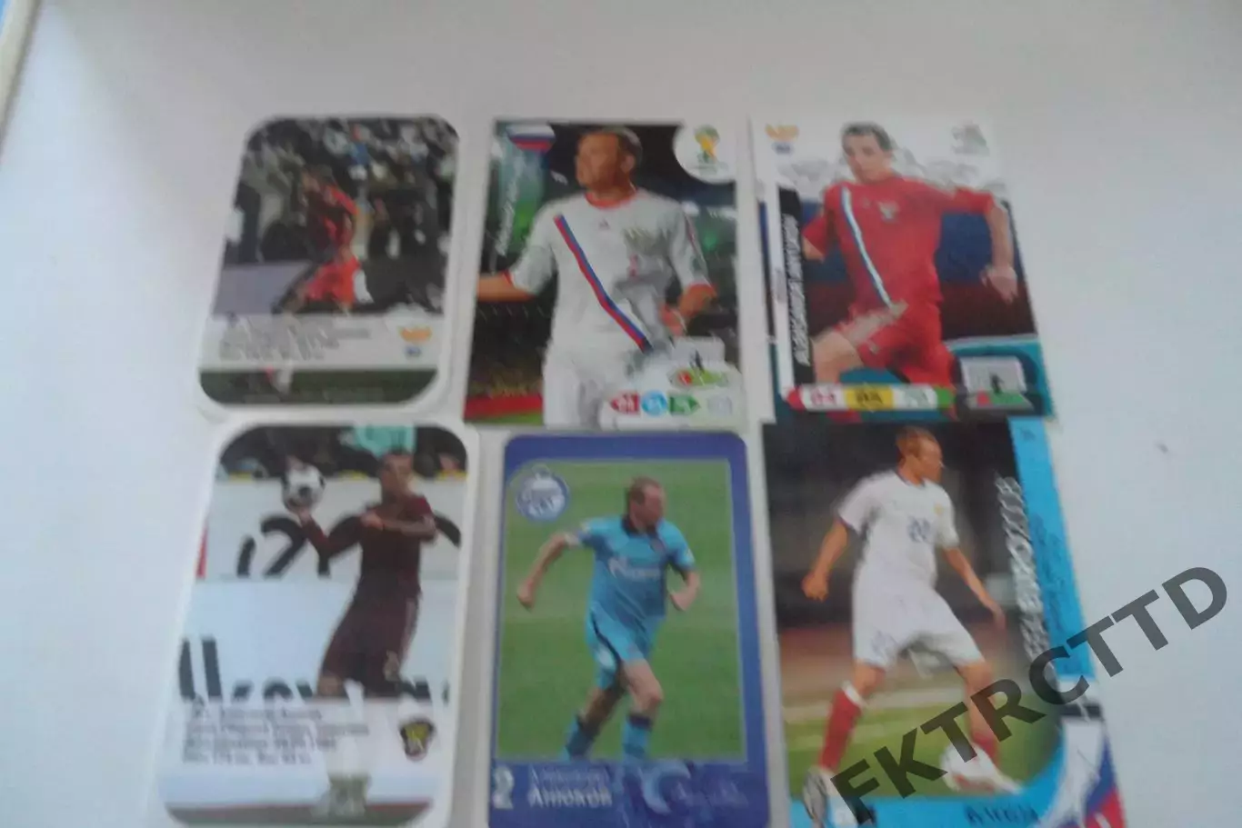 ФУТБОЛ-карточка-ФУТБОЛ - АНЮКОВ -6 разных за все