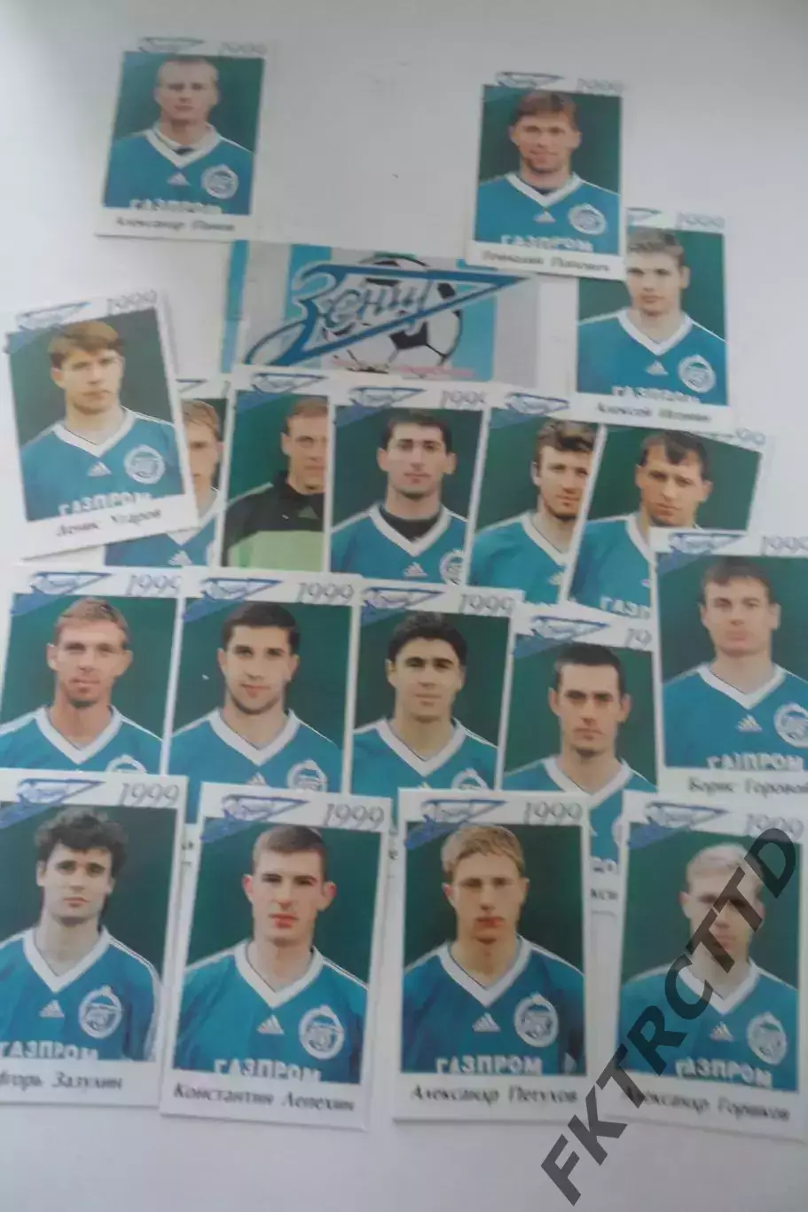ФУТБОЛ-карточка-ЗЕНИТ -1999 год за все
