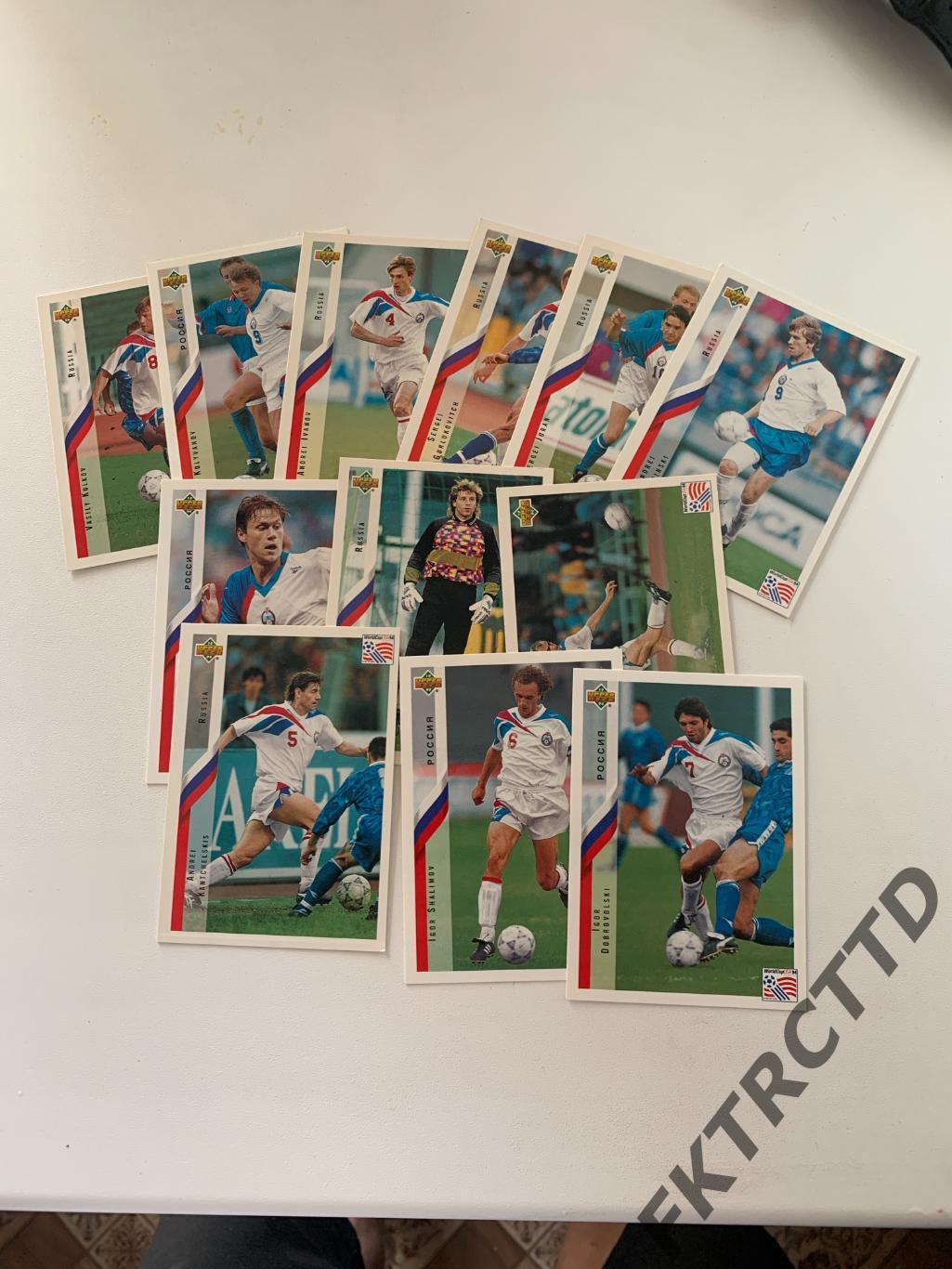 НАБОР карточек -Чемпионат мира-1994-Россия