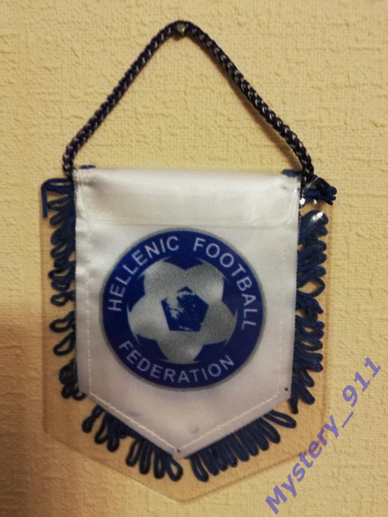 Официальный подарочный вымпел Греческой Федерации Футбола 1