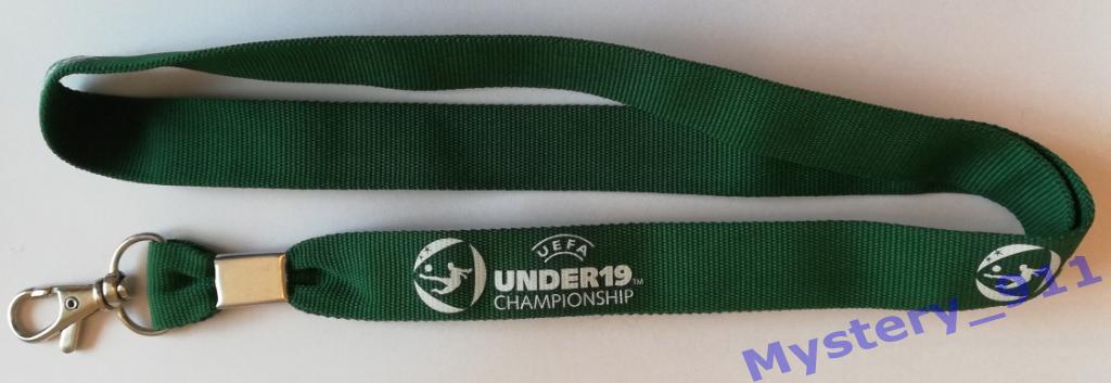 Шнурок для аккредитаций. UEFA Under19 Championship_2009 1