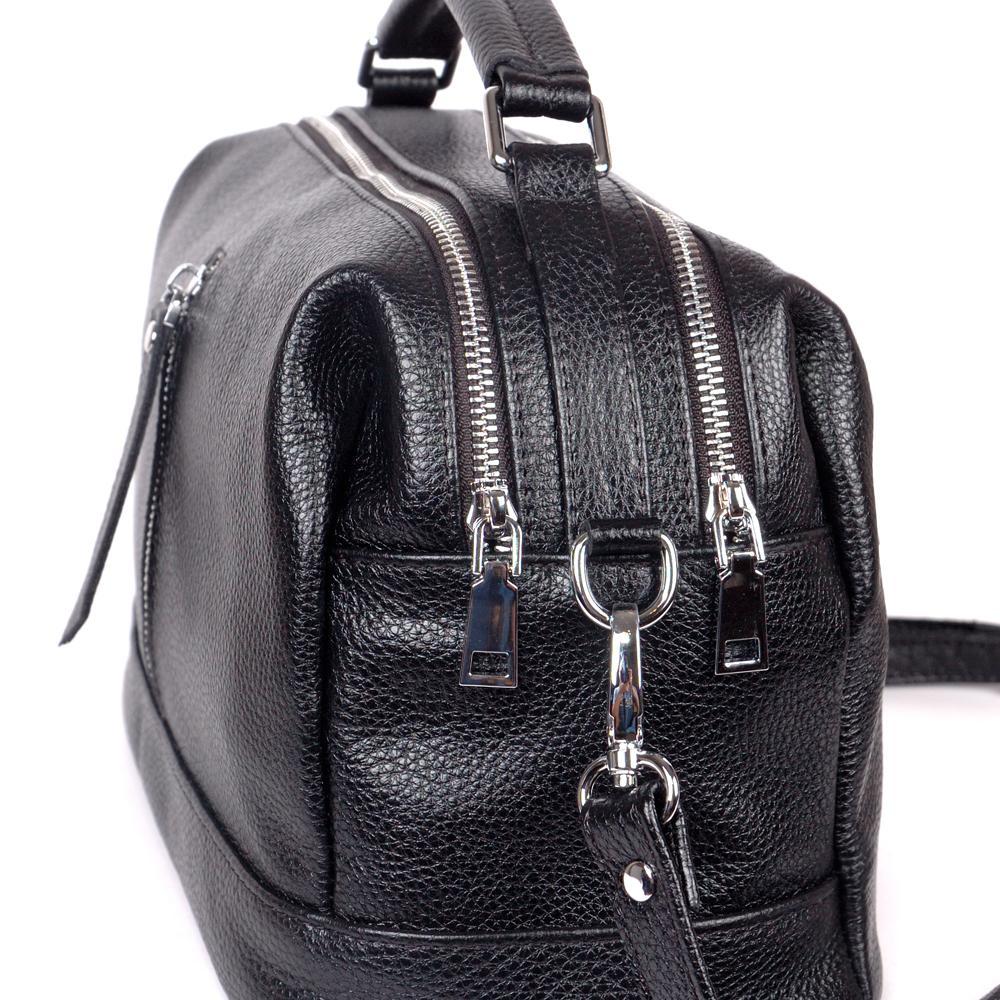 Женская сумочка из натуральной кожи чёрный М44 3