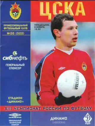 ЦСКА(Москва)-ДИНАМО(Москва)-8.11.2004