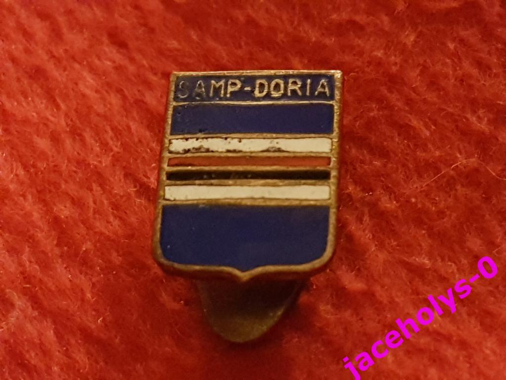 SAMPDORIA GENOA 3 METAL BADGE ITALIA