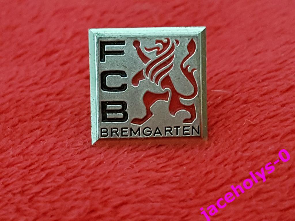 FC BREMGARTEN METAL FOOTBALL BADGE SWITZERLAND